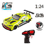 Автомобіль KS DRIVE на р/к - ASTON MARTIN NEW VANTAGE GTE (1:24, 2.4Ghz, зелений), фото 11