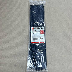 Хомут пластиковий 4,8*400 мм (100 шт./пач.), чорний INTERTOOL TC-4841