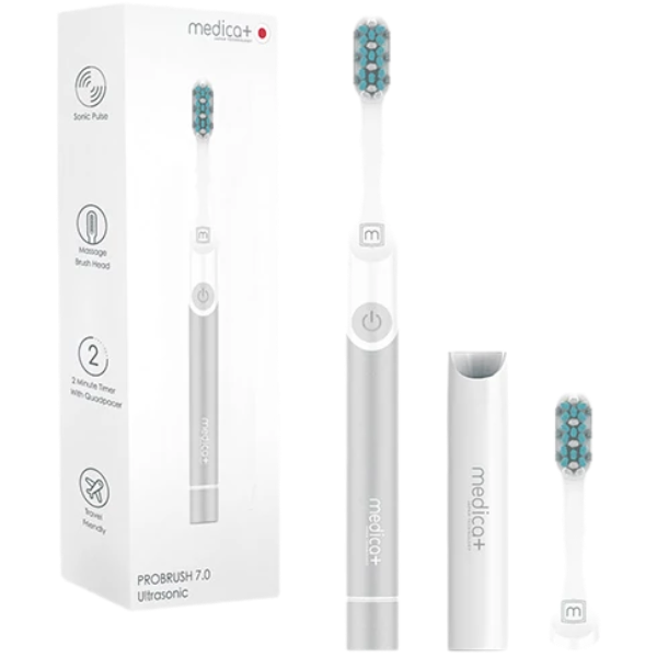 Електрична зубна щітка Medica+ ProBrush 7.0 Compact Silver