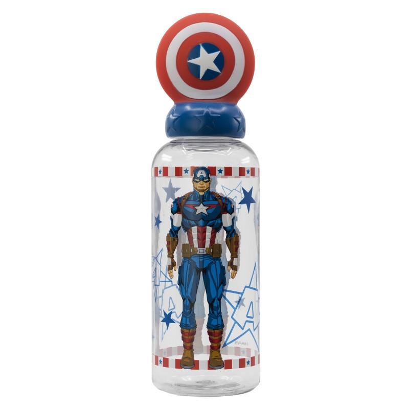 Пляшка пластикова дитина 560 мл Stor Avengers Captain America (74851)