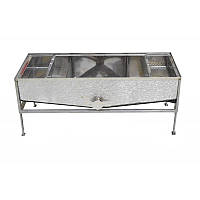 Бак-відстійник горизонтальний, для фільтрації меду, 60 л (AISI 304) кран нержавіючий