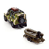 Ігровий набір – LAND ROVER DEFENDER MІЛІТАРІ (з човном), фото 8