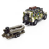 Ігровий набір – LAND ROVER DEFENDER MІЛІТАРІ (з човном), фото 10
