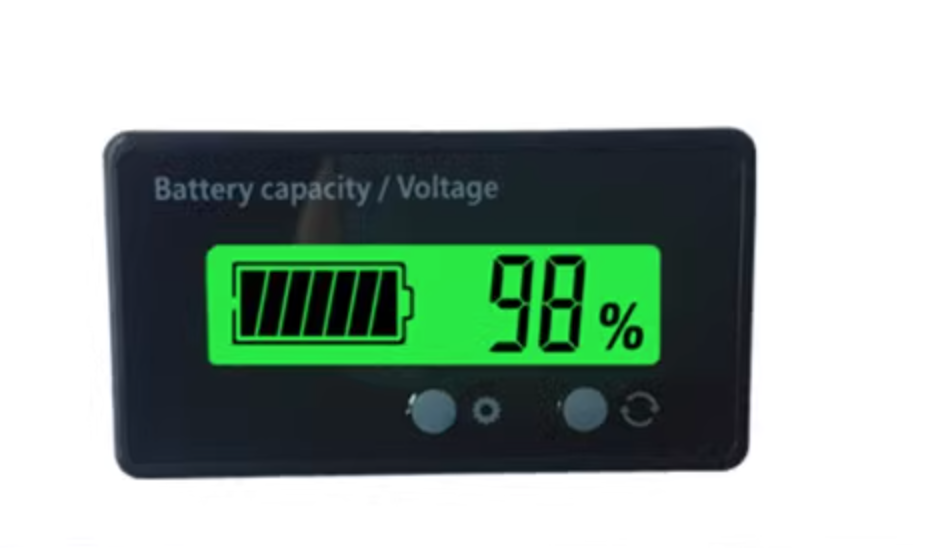 Універсальний індикатор ємності 12-72В з РК дисплеєм - зелене підсвічування
