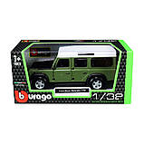 Автомодель - LAND ROVER DEFENDER 110 (асорті білий, помаранчевий металік 1:32), фото 3