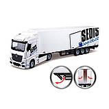 Ігровий набір – ФУРА MERCEDES-BENZ ACTROS з навантажувачем (1:43), фото 3