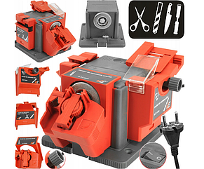 Універсальний точильний верстат для заточування свердел лез, ножиць VERKE D450