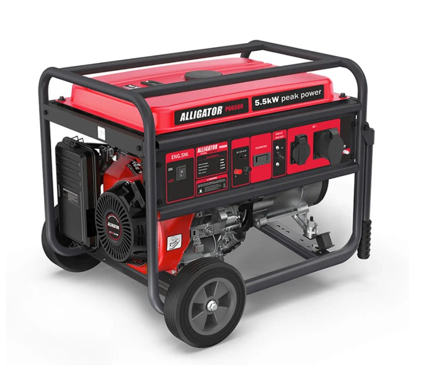 Генератор бензиновий Alligator 5.5кВт (ном 5.0кВт)