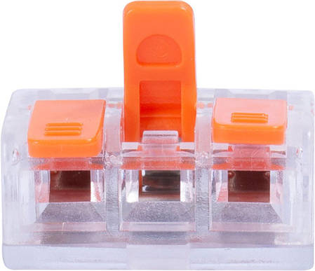 Клемна колодка E.NEXT з натискним важелем для проводів, 3 з'єднання, фото 2