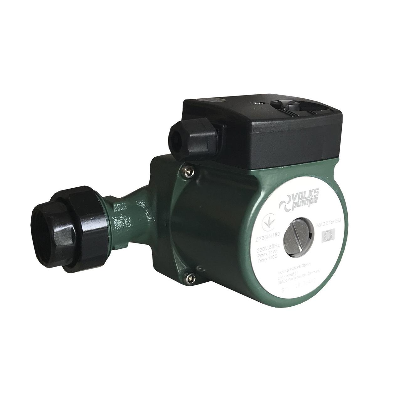 Насос циркуляційний для опалення VOLKS ZP 25/4 180мм (з гайками), фото 1