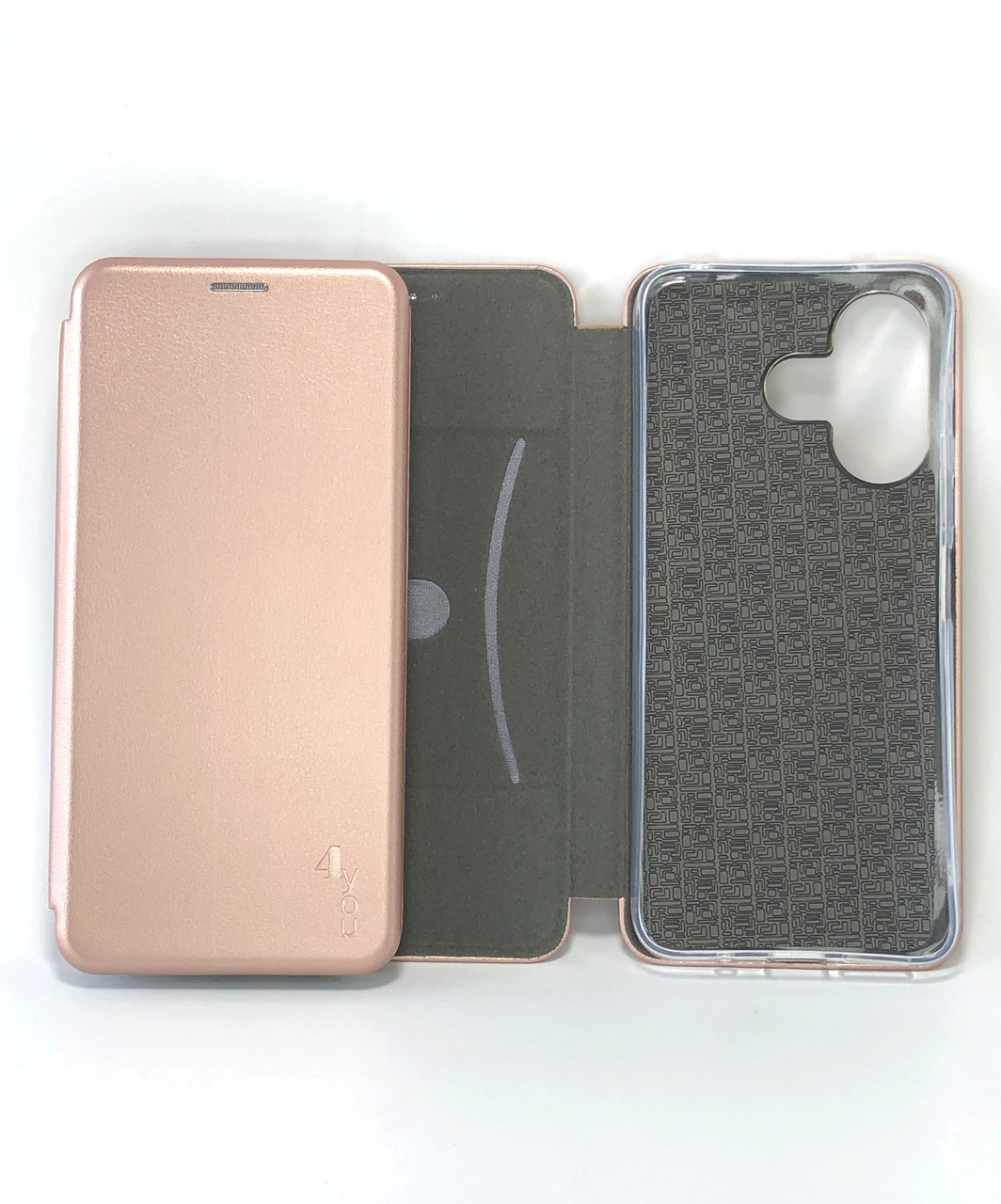 Чохол-книжка для телефону Xiaomi Redmi 13(4G) Original (на магніті, підставка) Rose gold (4you)