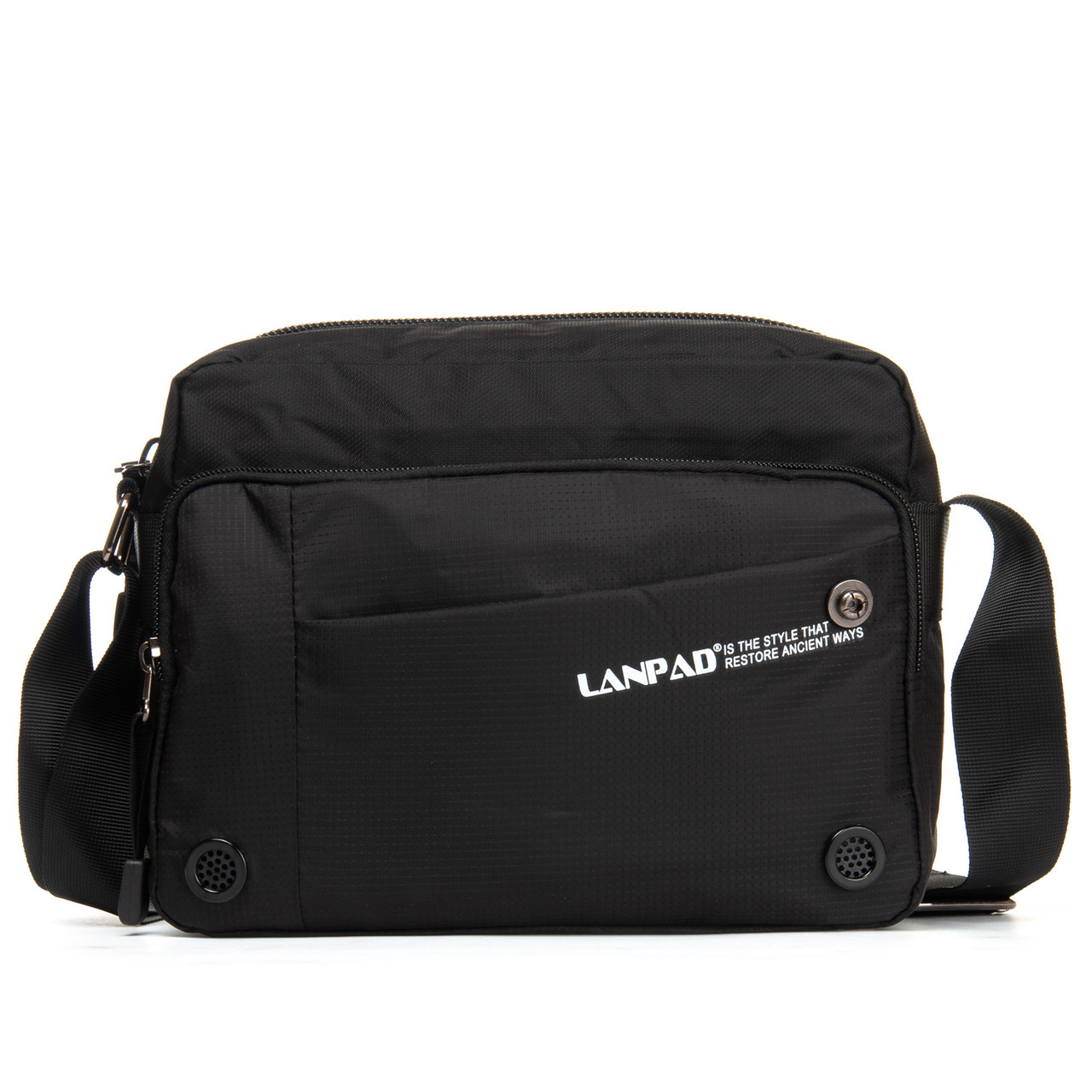 Сумка Чоловіча Планшет нейлонова Lanpad 8360 black, фото 1