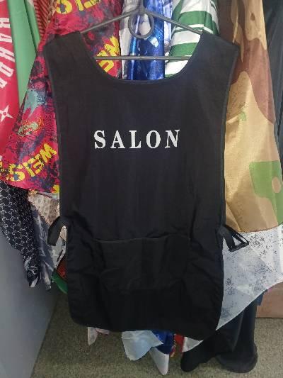 Фартух Salon для майстрів перукарів з 2 кишенями (чорний)