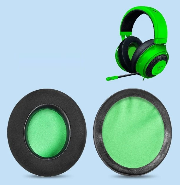 Амбушури Razer Nari Essential Kraken 2019 Kitty Tournament Edition Kraken Green Охолоджувальний гель Зелений, фото 1