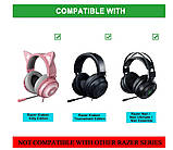 Амбушури Razer Nari Essential Kraken 2019 Kitty Tournament Edition Kraken Green Охолоджувальний гель Зелений, фото 5