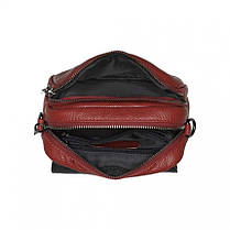Сумка для жінок шкіряна червона BAGS4LIFE 77246 бордо, фото 3