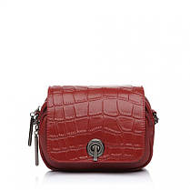 Сумка для жінок шкіряна червона BAGS4LIFE 77246 бордо, фото 4
