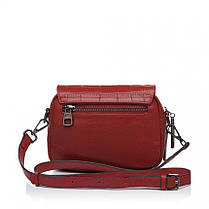 Сумка для жінок шкіряна червона BAGS4LIFE 77246 бордо, фото 5