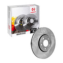 Диск гальмівний передній вентильований HORT Seat Ibiza, Leon, Skoda Fabia, Volkswagen Polo (HD8294)