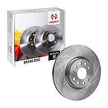 Диск гальмівний передній вентильований HORT Audi A3, Volkswagen Caddy III (HD8224)