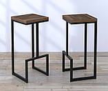 Барний стілець BS-3 LD Дуб Палена. Стільці барні для дому. Табурет високий для барної стійки, фото 5