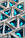Стрази пришивні Трикутник 16 мм Бірюза, скло, фото 3