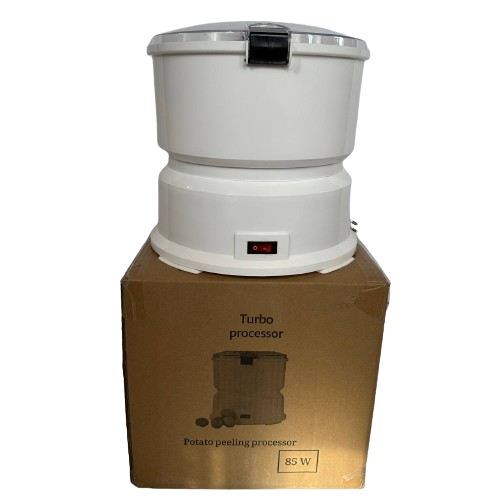 Комбайн для чищення картоплі Turbo 85 Вт + центрифуга для сушіння зелені, фруктів, ягід, фото 1