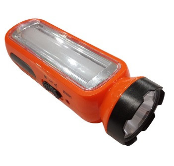 Ліхтар переносний акумуляторний Yajia JL-4110 LED зарядка від мережі Orange (7_00954)