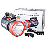 Ліхтар переносний акумуляторний Yajia YJ-2890 SYK 1x20W+22xLED Бокове підсвічування+FM+MP3+PowerBank (7_00969), фото 4