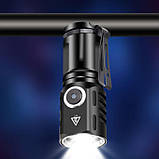 Ліхтар ручний акумуляторний RIAS 536 3xLED 1х16340A з магнітом Type-C Black (3_05201), фото 9