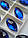 Стрази пришивні Маркіз 9х18 мм Синій, скло, фото 3