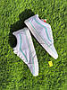 СКИДКА 39 р Кеди БІЛІ з блакитною смугою Vans Old Skool  WHITE / Light Blue кросівки 2024 унісекс, фото 7