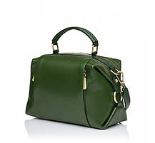 Сумка жіноча з натуральної шкіри зелена BAGS4LIFE 9801, фото 6