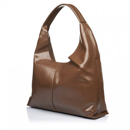 Сумка жіноча з натуральної шкіри коричнева BAGS4LIFE 89-7052, фото 1