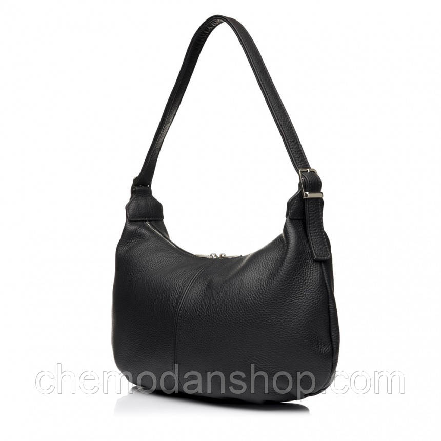 Сумка жіноча з натуральної шкіри чорна Vito Torelli 1095 1000