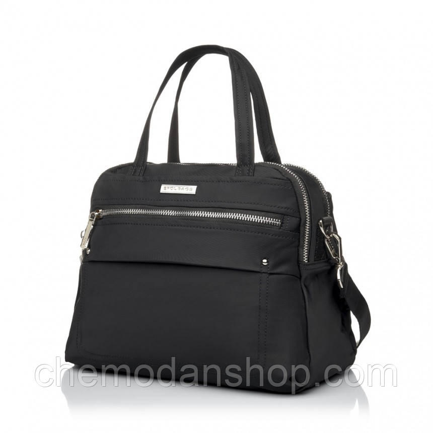 Сумка жіноча з поліестеру чорна EPOL 6083-03