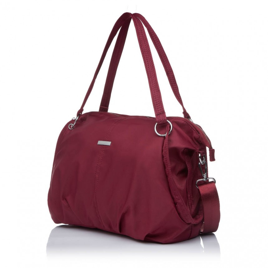 Сумка жіноча тканинна червона BAGS4LIFE W7086 бордо