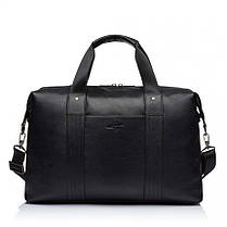 Сумка дорожня для чоловіків шкіряна чорна BAGS4LIFE MAN 6730, фото 3
