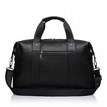 Сумка дорожня для чоловіків шкіряна чорна BAGS4LIFE MAN 6730, фото 4