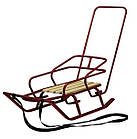 Санки зимові Snower Буран бордові (4820211100452BORDO)