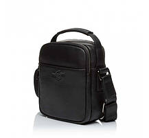 Сумка-барсетка чоловіча з натуральної шкіри чорна BAGS4LIFE MAN 6406B, фото 6