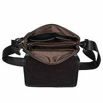 Сумка-барсетка чоловіча з натуральної шкіри чорна BAGS4LIFE MAN 9079 маленька, фото 5