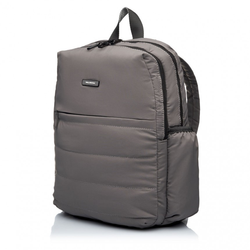Рюкзак жіночий тканинний сірий BAGS4LIFE W8012