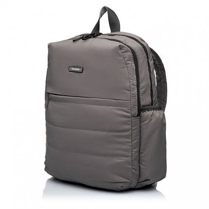 Рюкзак жіночий тканинний сірий BAGS4LIFE W8012, фото 1