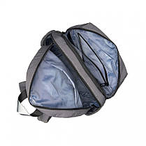 Рюкзак жіночий тканинний сірий BAGS4LIFE W8012, фото 3
