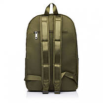 Рюкзак із поліестеру зелений BAGS4LIFE W1015 хакі, фото 2
