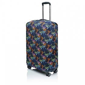 Великий чохол для валізи Vito Torelli калейдоскоп ромби
