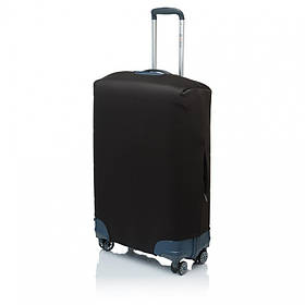 Чохол для малої валізи тканинний чорний Vito Torelli