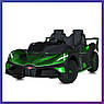 Дитячий електромобіль двомісний на акумуляторі Bambi M 5053 з пультом р/у для дітей 3-8 років Зелений, фото 2