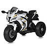 Дитячий електро мотоцикл триколісний на акумуляторі Bambi M 5806 для дітей 2-6 років Білий, фото 7